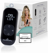 BabyBuddha 2.0 wearable breast pump in palm-size form for hands-free pumping.