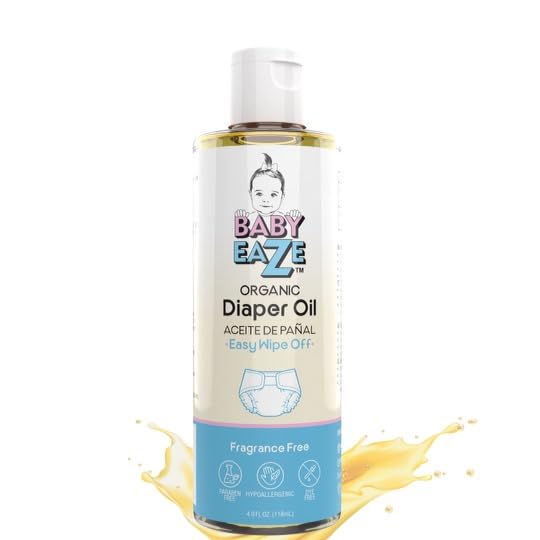 BABYEZE Organic Diaper Oil bottle for mess-free diaper changes