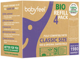 Babyfeel BIO refills fit the Dekor Classic for easy diaper disposal.