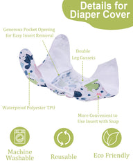 Babygoal adjustable snaps close-up shows easy size changes for a snug fit.