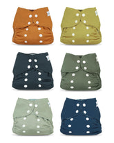 Babygoal babycloth covers 6-pack versatile for cloth diapers and swim covers