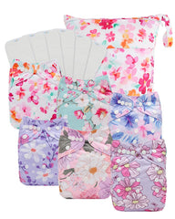 Babygoal cloth diaper with adjustable snaps for a snug fit as your baby grows