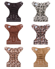 babygoal bamboo inserts 6pcs close-up highlighting ultra-soft comfort