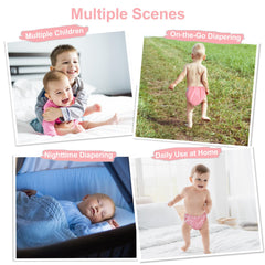 Babygoal bamboo inserts offer soft, high absorbency for comfortable dryness.