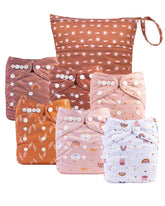 Babygoal cloth diaper covers 6-pack shown in packaging for versatile protection.