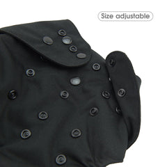 babygoal diaper cover showing elastic waist and leg openings for secure fit