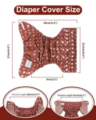 Close-up of Babygoal double gusset diaper cover reduces leaks.