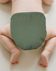 Babygoal fabric close-up shows soft, breathable polyester-spandex for baby comfort