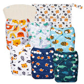 Babygoal newborn cloth diaper pack 13-piece bundle for 5–12 lb babies.