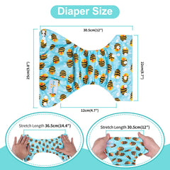 Babygoal six inserts add absorbency for longer daytime wear.