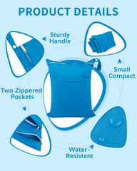 Babygoal wet bag with double-pocket closure keeps items separate