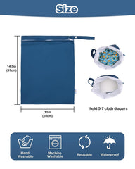 babygoal wet bag eco-friendly reusable design reduces single-use waste