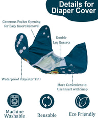 babygoal wet bag for diaper travel and organization