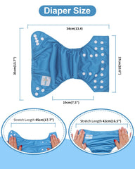 Babygoal wet bag keeps used diapers organized and ready for washing on the go.
