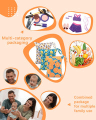 Babygoal wet bag is lightweight and foldable for compact packing.