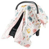 Babygreat infant car seat cover in winter mink provides cozy protection for babies on chilly days.