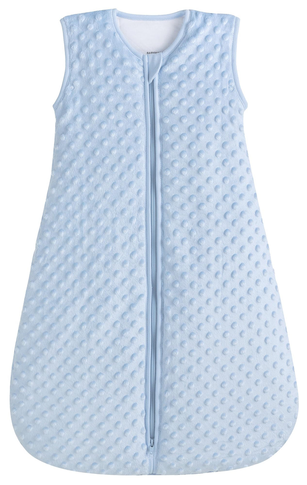 Baby in a Bag Summer Model plush Minky Dot outer for soft, cozy nights.
