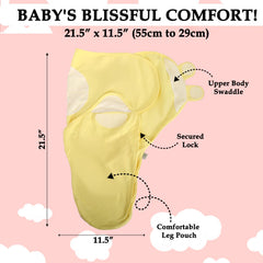 BABYKINZ organic cotton swaddle sacks soft breathable newborn comfort