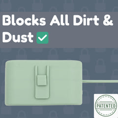 Securely attaches to stroller or diaper bag for effortless access.