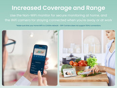 Babysense FullPeek WiFi camera app view for remote monitoring