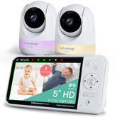 Babysense Prisma 5-inch HD display view for clear baby monitoring
