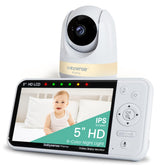 Babysense Prisma monitor display shows a clear 5-inch HD view for easy monitoring.