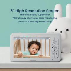 Babysense PTZ control demonstrates adjustable camera positioning