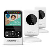Babysense V24R_2 dual-camera setup for versatile baby monitoring.