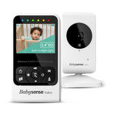 Babysense V24R video monitor display for clear day and night viewing