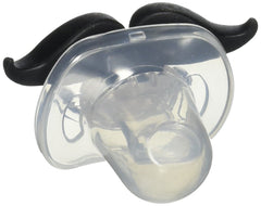 BabyStache cleaning-steps pacifier demonstrates safe care after use.