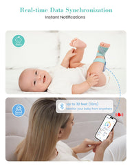 Babytone sleep analysis visualizes deep and light sleep.