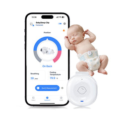 Babytone Smart Baby Monitor rollover alarm provides quick alerts to keep naps safe.