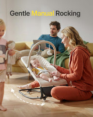 BabyVista bouncer height adjustment handle highlights customizable comfort