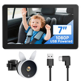 Babyvue BV4 7-inch display provides clear on-road view of your baby.