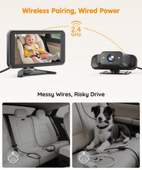 Babyvue BV5 monitor with 5.2-inch display for easy viewing