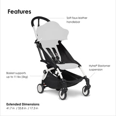 Babyzen YOYO2 frame with canopy extensions for sun protection