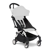 Babyzen YOYO2 frame in white showing compact, city-ready design