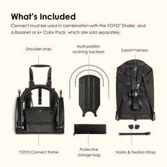 Babyzen YOYO Connect with second seat attached for a second rider