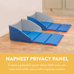 Back2School Express NapNest foam-core construction provides lightweight, durable privacy.