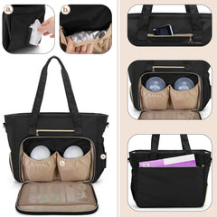 BAFASO bag side pocket and cooler for milk containers during travel