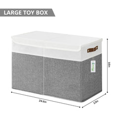 Bagnizer lid-closed toy storage box for dust-free storage