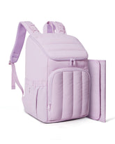 bagsmart diaper bag backpack showing wide-open design for quick access