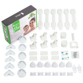 Baitiny magnetic cabinet locks demonstrate discreet childproofing for cabinets.