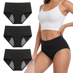 BAJISA period underwear front view shows discreet daily wear with reliable protection.
