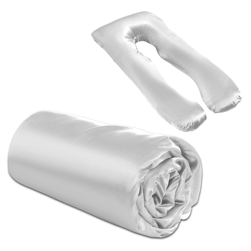 BALAPET silky satin pillow cover with zip for secure, hassle-free maintenance