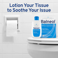 Balneol USA-made lotion highlights a safe, non-medicated formula suitable during pregnancy and postpartum.