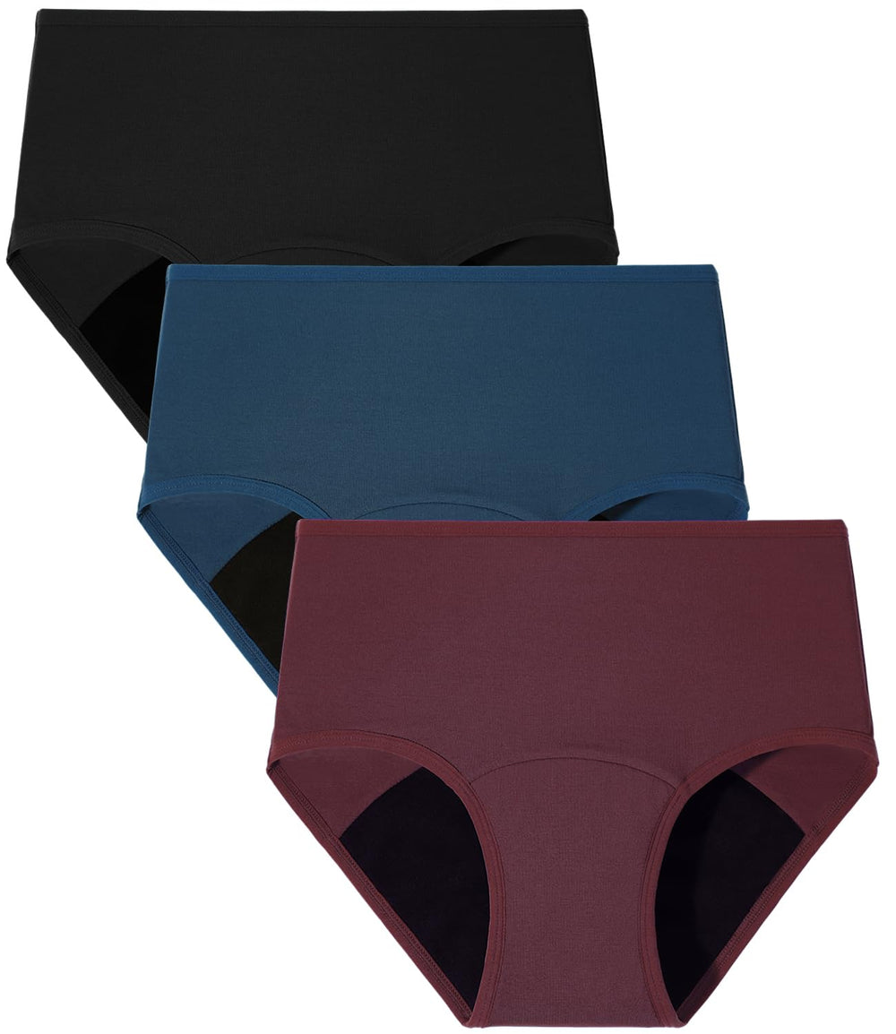 BAMBOO COOL period panties front view with heavy-flow protection for day or night