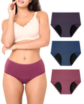 BAMBOO COOL women's period underwear front view, light flow, breathable fabric for all-day comfort.