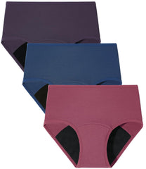 BAMBOO COOL high-waisted back view, full coverage and leak protection.