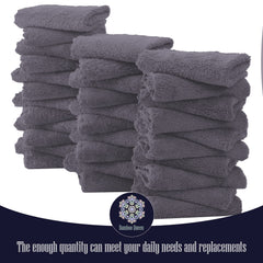 BAMBOO QUEEN absorbent washcloth quickly foams with soap during baths.